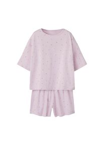 name it , Shorty »NKFNIGHTSET BOXY WINSOME HEARTS NOOS«, (Set, 2 tlg.), im tollen Herzchen-Alloverprint , Winsome Orchid (blank) , 158 (164) , 158...