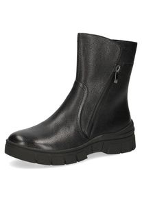 Caprice, Damen, Winterboots mit TEX-Ausstattung, schwarz, 38, schwarz, Boots mit zwei praktischen Rei&szlig;verschl&uuml;ssen