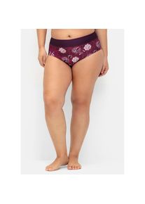 sheego by Joe Browns , Damen , Bikini-Hose , beere-gemustert , Normalgrößen , 44 -Normalgrößen , 44