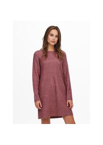 Only , Strickkleid »ONLCAROL L/S DRESS KNT NOOS« , Crushed Berry Detail:MELANGE , N-Gr , 3XL -N-Gr , 3XL , Elastisches Material: passt sich perfekt...