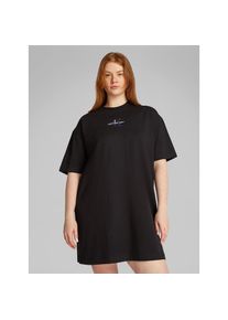 Calvin Klein Jeans Plus , Shirtkleid »PLUS GRADIENT MONOLOGO TEE DRESS« in großen Größen , Black , N-Gr , 6XL (52) -N-Gr , 6XL (52) , Mini...