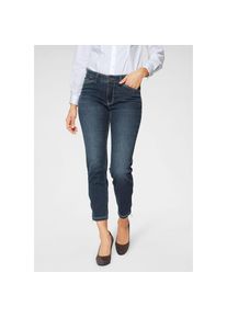 MAC, Damen, 7/8-Jeans &raquo;Dream Chic&laquo; verk&uuml;rzte Form mit Rei&szlig;verschluss, dark blue used, L&auml;nge 27, 38 -L&auml;nge 27, dark blue used, Stretch-Jeans Dream Chic