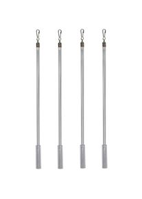Indeko , Schleuderstab, (Set, 4 St.), im Fixmaß , transparent , Länge: 100 cm