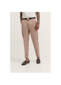 Bugatti, Herren, Bundfaltenhose mit Satin-Stretch, 50-beige, L&auml;nge 30, 34 -L&auml;nge 30, 50-beige, Baumwoll-Elasthan-Mix