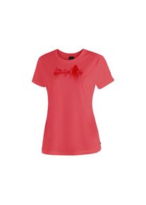 Maier Sports , T-Shirt »Tilia Pique W«, Damen Funktionsshirt, Freizeitshirt mit Aufdruck , hellrot , 54 , 54 , Ansprechende Pique-Struktur und...