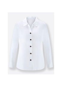 Inspirationen , Damen , Klassische Bluse , weiß , 48 , 48 , mit 50% Baumwolle