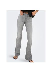Only, Damen, Bootcut-Jeans &raquo;ONLANN MID FLARED DNM SOO619&laquo;, Medium Grey Denim, L&auml;nge 32, L (40) -L&auml;nge 32, Medium Grey Denim, Jeans von Only