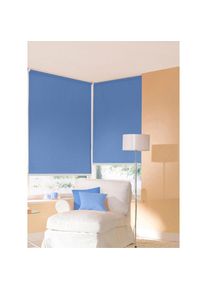 SUNLINES, Seitenzugrollo &raquo;One size Style uni&laquo; Lichtschutz freih&auml;ngend Made in Germany, blau, Kunststoff, Metall, Polyester, 180 cm, blau