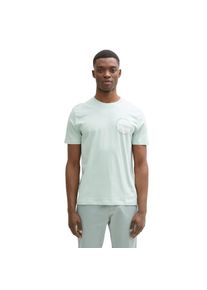 Tom Tailor Denim , T-Shirt, mit verschiedenen Logo Prints , sea foam , XXL , XXL , T-Shirt von Tom Tailor Denim
