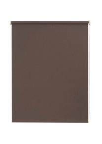 sunlines , Seitenzugrollo »Uni« verdunkelnd energiesparend mit Bohren 1 Stück , braun , Obermaterial: 100% Polyester , 180 cm