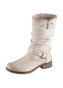 Mustang Shoes , Winterstiefel, Stiefelette, Winterboots mit Zierschnallen am slouchy Schaft , ice-used , 38 , 38 , Kurzstiefel mit einer Schafthöhe...