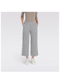 MAC , 3/4-Hose »CHIARA CROPPED«, mit weitem, geradem Bein , p.stone , N-Gr , 34 -N-Gr , 34 , Stoffhose CHIARA cropped von MAC