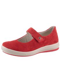 Legero , Riemchenballerina »TANARO 5.0«, Slipper, Ballerina, Schlupfschuh mit Wechselfußbett und Klettriegel , marte (rot) , 38 , 38 ,...