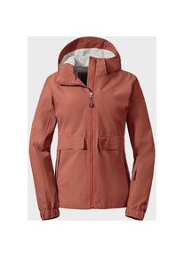 Schöffel Schöffel , Outdoorjacke »Jacket Lausanne L«, mit Kapuze , 2635 - rot , 42 , 42 , Hoher Wetterschutz durch 2-Lagen VENTURI Bekleidung