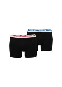 Puma , Boxershorts »MEN MULTI LOGO BOXER 2P« 2er Pack, Komfortbund , black combo , M , M , Herrenunterhose von Puma