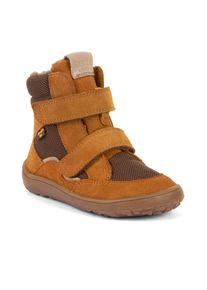froddo , Kinder,Jugendliche , Barfußschuh »BAREFOOT TEX WINTER« Klettschuh, Winterstiefel mit TEX-Membrane , cognac , 33 , 33 , Barfußschuh für...