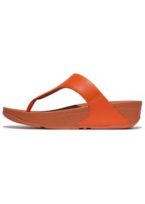 fitflop , Dianette »LULU LEATHER TOEPOST«, Pool Slides, Pantolette, Badeschuh mit Keilabsatz , orange , 38 , 38 , Casual Slides für den Strand und...