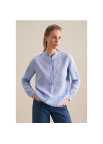 Seidensticker , Klassische Bluse »Schwarze Rose« Tunika Garnfärber , blau , S(36) , S(36) , Passform: Regular