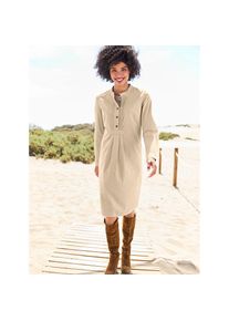 Heine, Damen, A-Linien-Kleid &raquo;Cord-Kleid&laquo;, sand, Normalgr&ouml;&szlig;en, 44 -Normalgr&ouml;&szlig;en, sand, angenehm weiche Cord-Qualit&auml;t