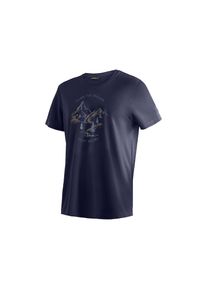 Maier Sports , T-Shirt »Dieter Print«, Herren Funktionsshirt, Freizeitshirt mit Aufdruck, Regular Fit , dunkelblau , S , S , Funktionales T-Shirt...