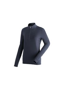 Maier Sports , Fleecepullover »Jenna Rec«, Damen Midlayer, elastisches und pflegeleichtes Half-Zip Fleece , dunkelblau , 48 , 48 , Integrierter...