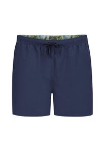 Big & Tall Sizes - Ragman - Soft swimming shorts with floral lining - 3XL