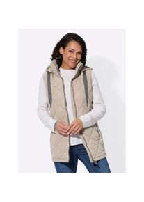 Casual Looks, Damen, Steppweste, sesam, 38, sesam, robuste Microfaser-Qualit&auml;t