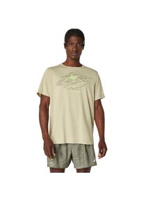 asics, Damen, Laufshirt &raquo;FUJITRAIL LOGO SS TOP&laquo;, KHAKI, XL, KHAKI, Laufshirt von asics