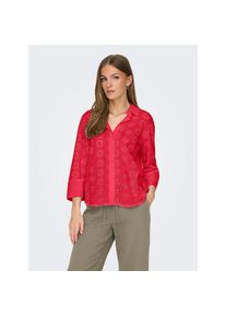Jacqueline de Yong JDY , Hemdbluse »TALLIE 3/4 LONG SHIRT WVN NOOS«, mit Lochstickerei-Detail , Ski Patrol , XS , XS , Bluse von JDY