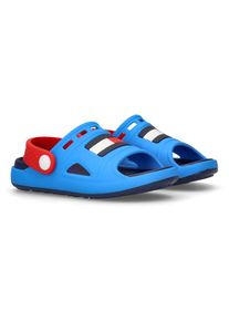 Tommy Hilfiger , Badesandale, Badeschuh, Wassersandale, Clog mit schwenkbarem Fersenriemen , hellblau-rot , 24 , 24 , Leichte Sandale von TOMMY...