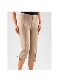 Casual Looks , Damen , Caprihose , taupe , Normalgrößen , 48 -Normalgrößen , 48 , Sportive Capri-Hose