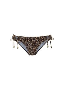 Vivance, Damen, Bikini-Hose &raquo;Thora&laquo; in modischem Leo-Print, schwarz nougat bedruckt, N-Gr, 34 -N-Gr, schwarz nougat bedruckt, Modischer Leo-Print