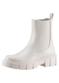 Aniston SHOES , Chelseaboots, Stiefelette mit Stretcheinsätze - NEUE KOLLEKTION! schmale Form , beige , 36 , 36 , Cooler Chelseaboots mit...