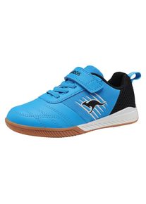 Kangaroos , Kinder , Sneaker »K5-Super Court EV« , sky/jet black , 32 , 32 , Leichter Sneaker von Kangaroos mit Klettverschluss und Schnürung