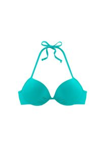 Buffalo, Damen, Push-Up-Bikini-Top &raquo;Happy&laquo; in mehreren Trendfarben, t&uuml;rkis, Cup B, 38 -Cup B, t&uuml;rkis, Wattierte Cups