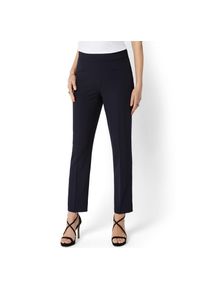 HERMANN LANGE Collection , Stretch-Hose, in eleganter Schlupfform mit Bügelfalte , marine , N-Gr , 52 -N-Gr , 52 , Elegante Hose mit Gummibund von...