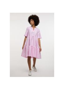 Eterna , Blusenkleid »LOOSE FIT« , rosa , Normalgrößen , 38 -Normalgrößen , 38 , Gestreift