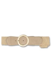 Bernd G&ouml;tz BERND G&Ouml;TZ, Damen, Lederg&uuml;rtel mit silberfarbener Schlie&szlig;e, beige, beige, Dameng&uuml;rtel von Bernd G&ouml;tz