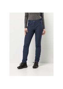 Jack Wolfskin, Damen, Softshellhose &raquo;GEIGELSTEIN SLIM PANTS W&laquo;, night-blue, Normalgr&ouml;&szlig;en, 38 -Normalgr&ouml;&szlig;en, night-blue, Softshellhose f&uuml;r alle 