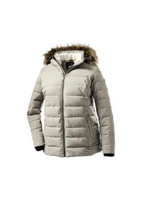 STOY , Steppjacke »WMN Quilted JCKT E« Steppjacke: Abzippbare Kapuze, atmungsaktiv, wasserabweisend , naturweiß , 52 , 52 , Steppjacke mit...