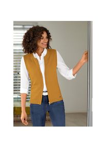 Casual Looks , Damen , Strickweste , maisgelb , 48 , 48 , mit 50% Baumwolle