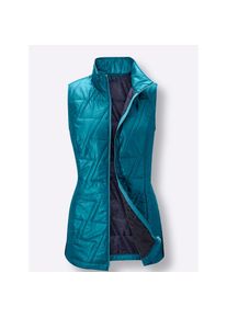 Classic Basics , Damen , Steppweste , aquapetrol , 46 , 46 , optisch streckende Steppungen