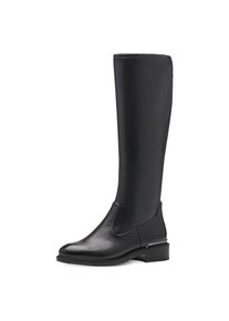 Tamaris , Stiefel , schwarz , 36 , 36 , Klassischer Langschaftstiefel mit Reißverschluss und XS-Schaft