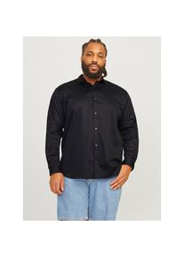 Jack & Jones PlusSize Jack & Jones PlusSize, Herren, Langarmhemd &raquo;JJPRPARMA SHIRT L/S NOOS PLS&laquo;, Black, N-Gr, 5XL -N-Gr, Black, Langarmhemd von Jack & Jones PlusSize