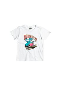 Quiksilver , Jugendliche , T-Shirt »Dinos Ride« , White , 7(121-126cm) , 7(121-126cm) , Stoff: Baumwoll-Jersey-Stoff [160 g/m2]