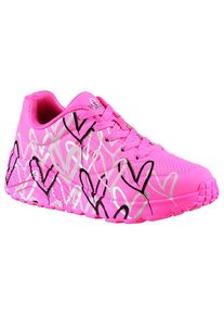 Skechers , Kinder,Jugendliche , Sneaker »UNO LITE-METALLIC LOVE« , Keil, -Schnürschuh, Skech-Air Funktion, Größenschablone zum Download ,...