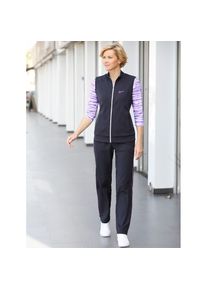 Catamaran , Damen , Trainingshose , marine-flieder , 42 , kontrastfarbiger streckender Seiteneinsatz