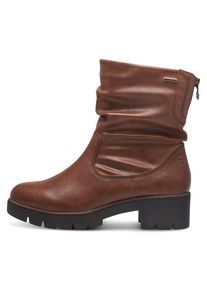 Tamaris , Winterstiefelette, Blockabsatz, Winterboots mit Falten am slouchy Schaft , braun , 37 , 37 , Stiefelette mit zweckmäßigem Reißverschluss...