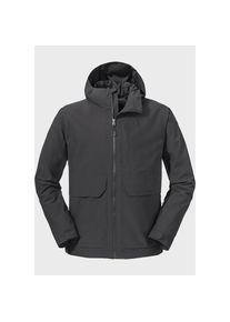 Schöffel Schöffel , Damen , Outdoorjacke »Jacket Lausanne M« mit Kapuze , 9830 - grau , 54 , 54 , Hoher Wetterschutz durch 2-Lagen VENTURI Bekleidung