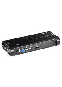Trendnet 4-poort KVM-switch, 2048 x 1536, VGA - USB-A - TK-407K
